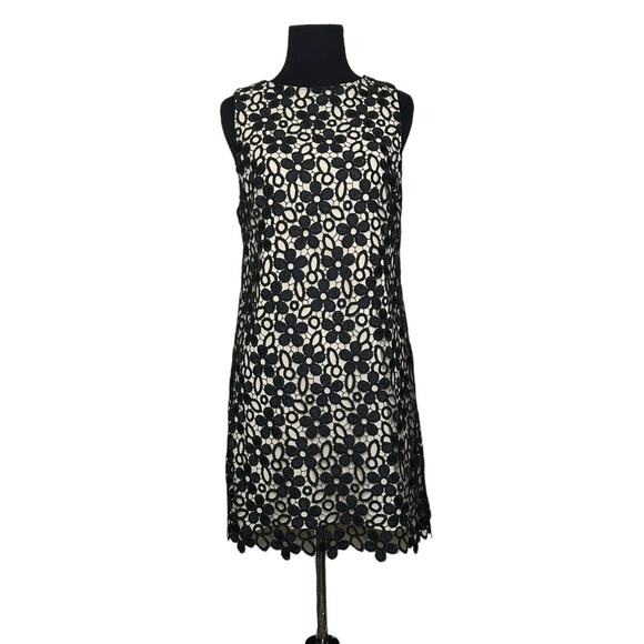 Alice + Olivia Clyde floral lace sheath mini dress size 4 - Picture 1 of 16